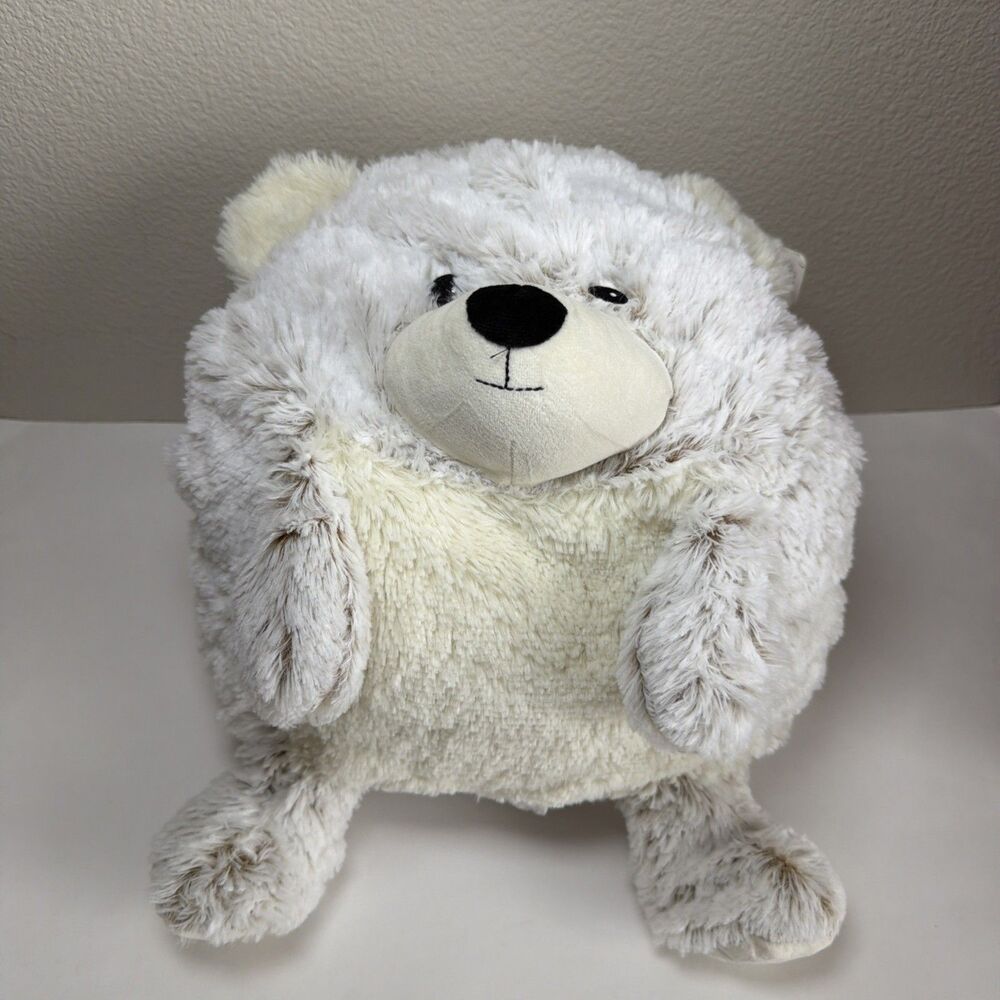 NWT Warmies Supersized Handwarmer Bear Gray Microwaveable Cozy Plush